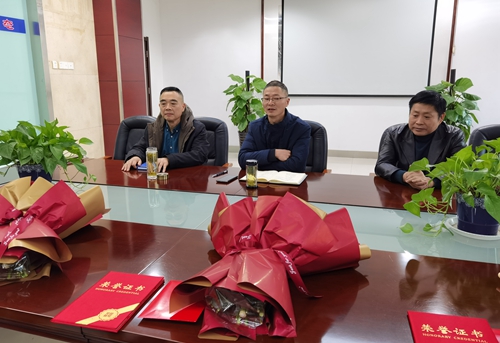 举行支援宿州市核酸检测人员欢迎会,中心主任曹承松出席仪式并讲话,副
